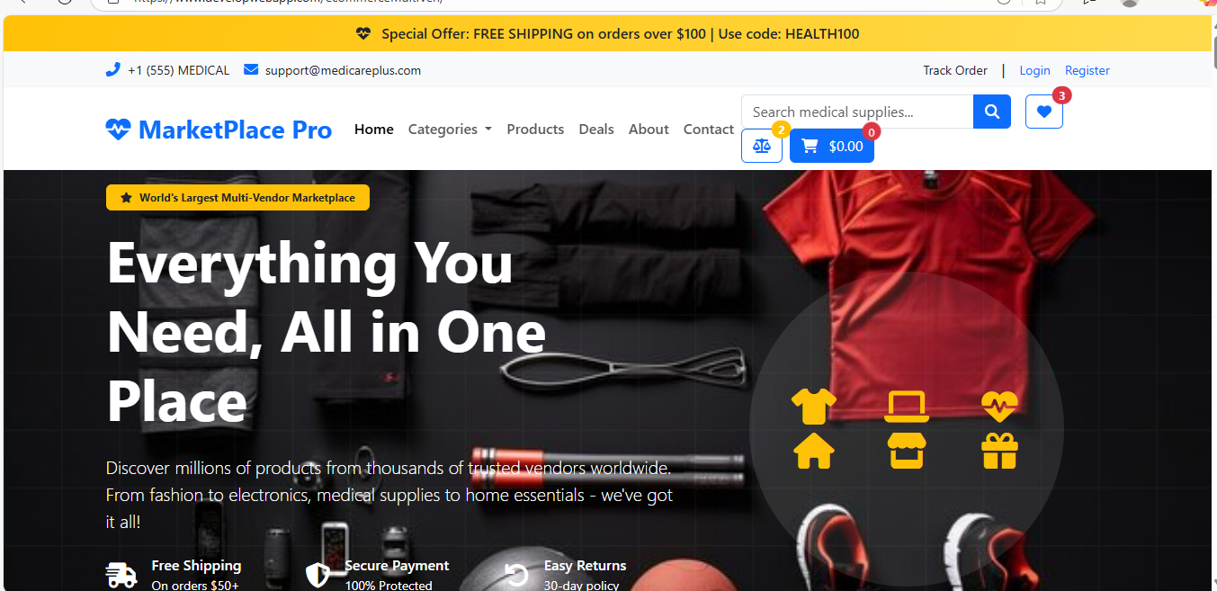 StepUp website screenshot